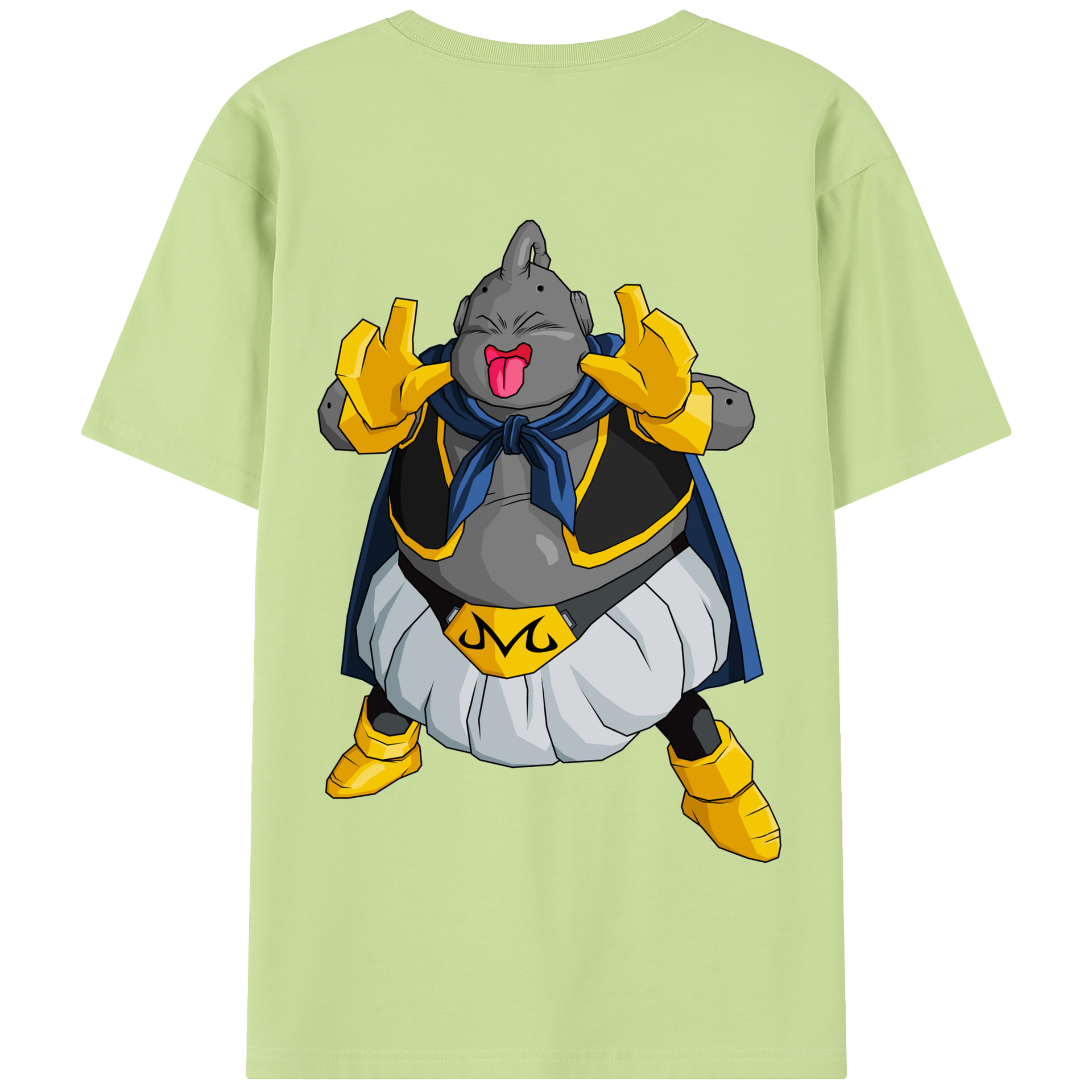 （画像用） ドラゴンボール 魔人ブウ DRAGON BALL Majin Buu 綿100％半袖Tシャツ（背面プリント）